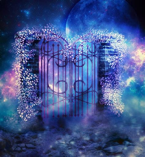 Enchanted magical gate